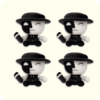 Artful Plush Die of Death 4PCS